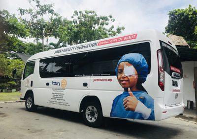DONATION OF NEW TEAM BUS