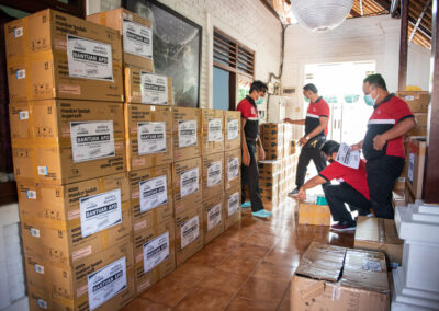PREPARATION OF MORE PPE DONATIONS